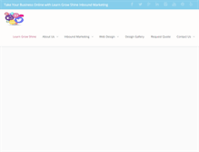 Tablet Screenshot of learngrowshine.org